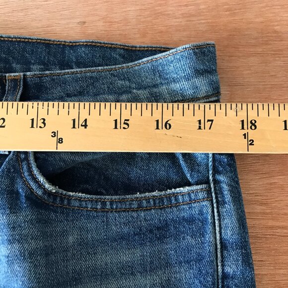 J Brand Cropped Ellis Jeans Women 30 Blue Mid Rise Medium Wash Stretch Preppy - Picture 7 of 13